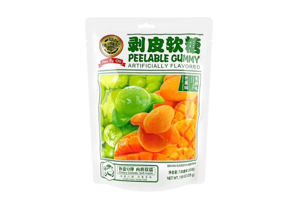 Peelable Gummy Mango Grape Flavour